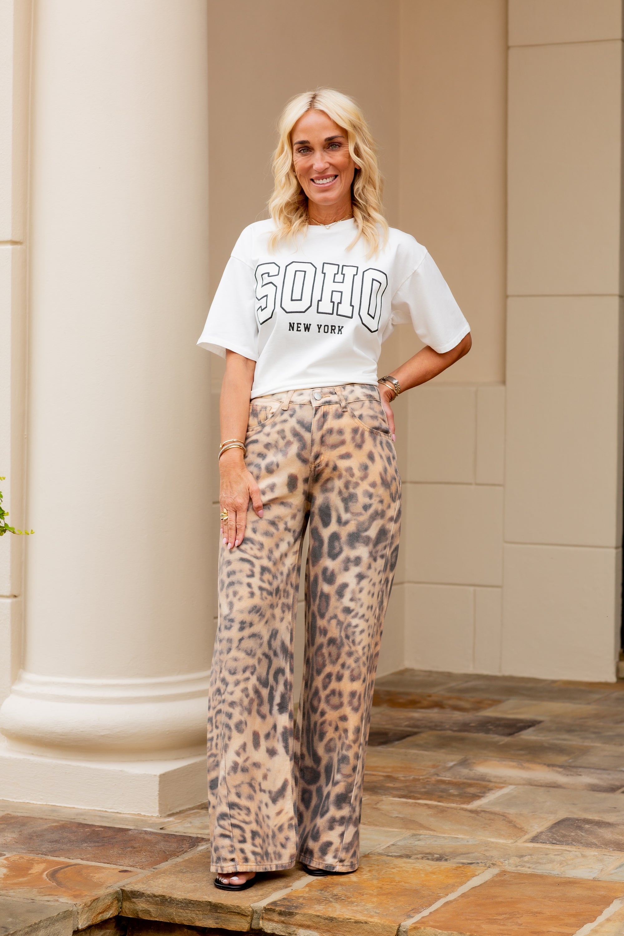 Animal Print Pants