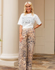 Animal Print Pants