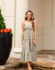 Tiered Midi Dress