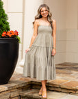 Tiered Midi Dress