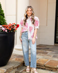 DAZE Westward Barrel Leg Jean - Blur