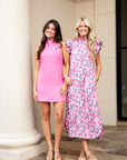 Bow Halter Mini Dress