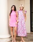 Bow Halter Mini Dress