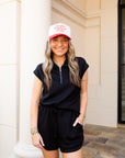 Freakin' Weekend Baby Vintage Trucker Hat - Red