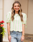 Lime Blouse