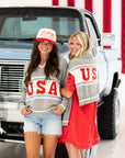 USA V-Neck Sweater