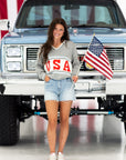 USA V-Neck Sweater