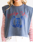 Lucky You Horse Shoe Graphic Tee