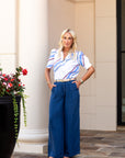 Dark Chambray Pants