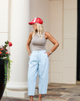 Chambray Pants