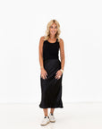 Black Midi Skirt Set