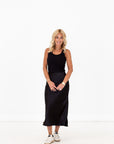 Black Midi Skirt Set