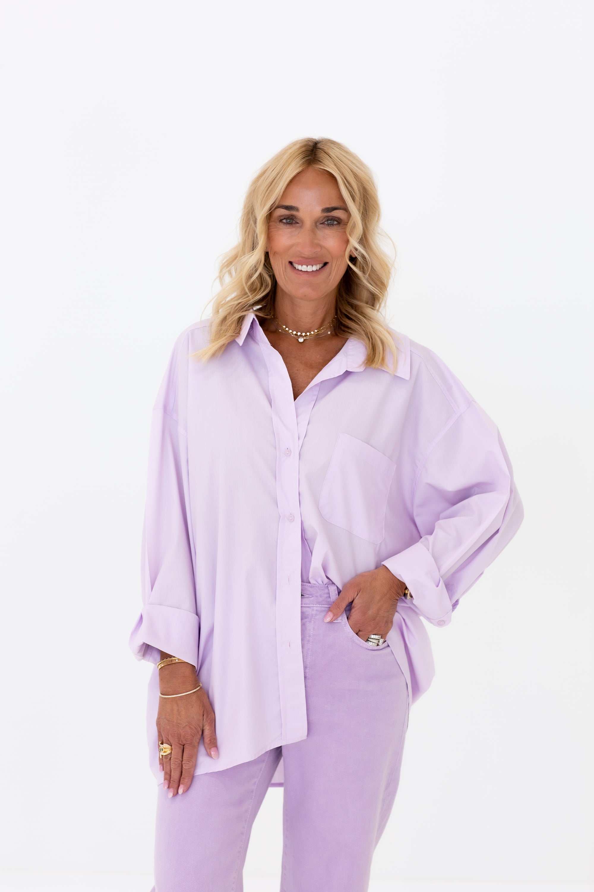 Poplin Shirt - Lilac