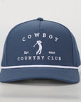 Cowboy Country Club Golfer Roped Hat - Navy