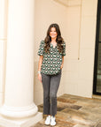 DAZE Shy Girl High Rise Crop Flare - Haunted