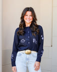 Out West Embroidered Cardigan