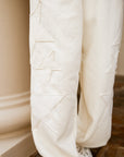 Star Jogger Set - Cream