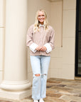 Wide Cuff Button Down Shirt