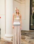 Taupe Multi Dress
