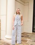 Pinstripe Pant Set