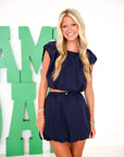 Bubble Skirt Set - Navy