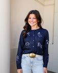 Out West Embroidered Cardigan