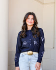 Out West Embroidered Cardigan