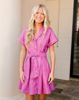 Lizzie Leather Dress