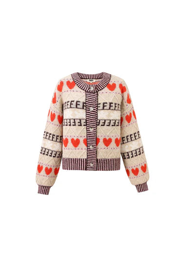 FRNCH Alucite Beige Cardigan
