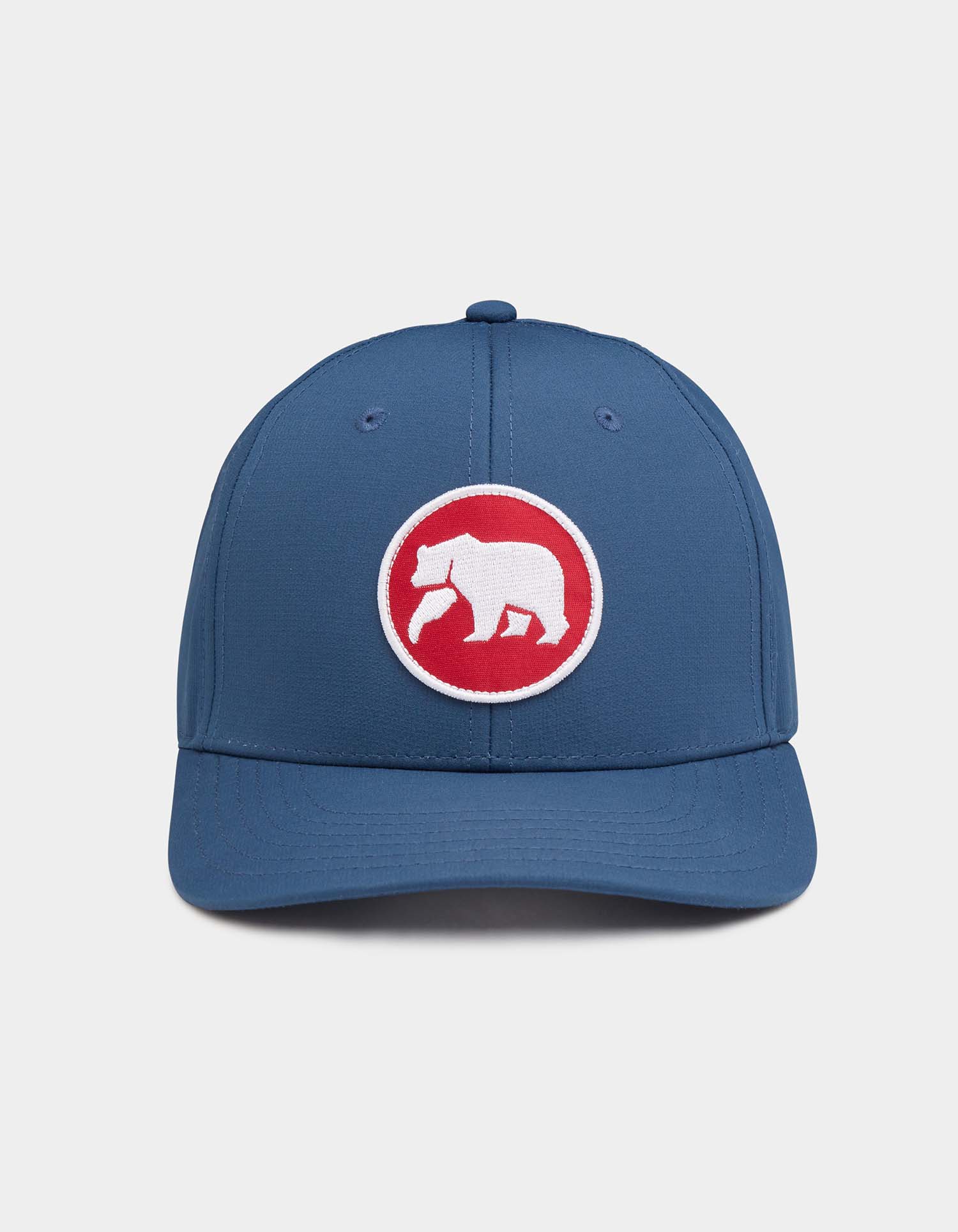 The Normal Brand Circle Patch Performance Cap - Mineral Blue-Red