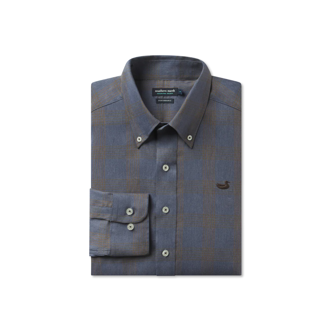 Southern Marsh Tisbury Windowpane Performance Dress Shirt Southern Marsh Tisbury Windowpane Performance Dress Shirt