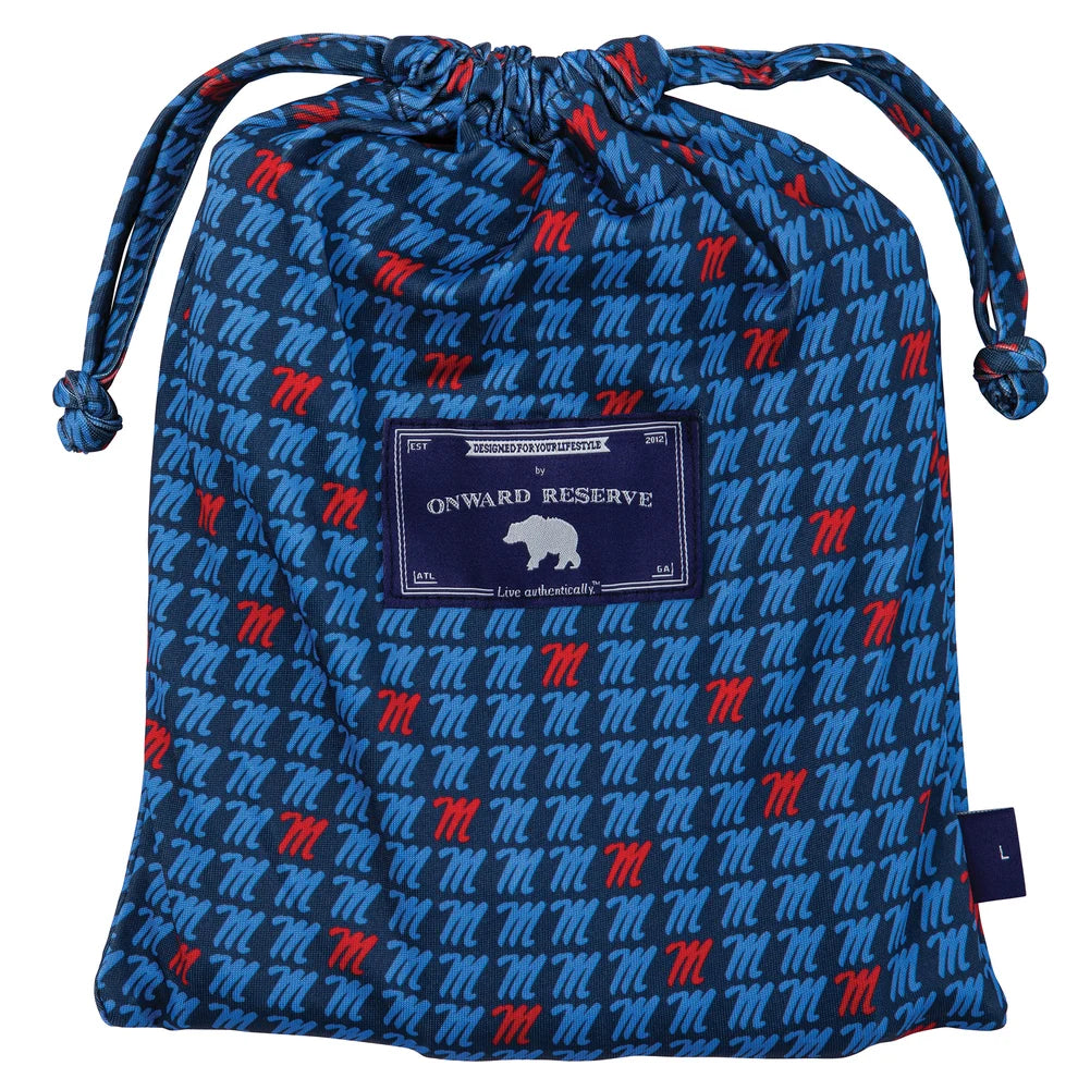 Onward Reserve Ole Miss M Performance Boxer - Classic Navy