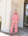 Red Gingham Set