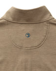 Duck Head Dunmore Performance 1/4 Zip Pullover - Walnut Heather