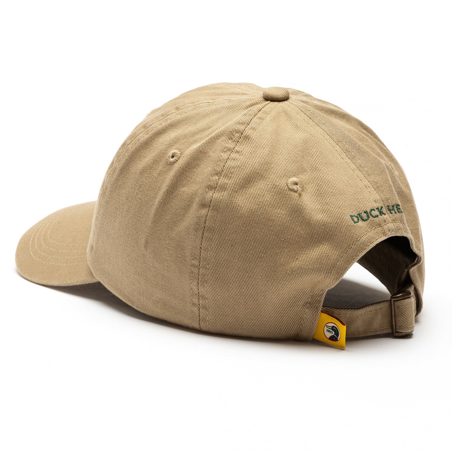 Duck Head Circle Patch Twill Hat - Khaki