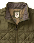 Duck Head Fremont Sport Performance Quilted Vest - Olive