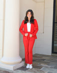 Scarlet Blazer Set
