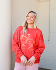 Embroidered Cowboy Sweater