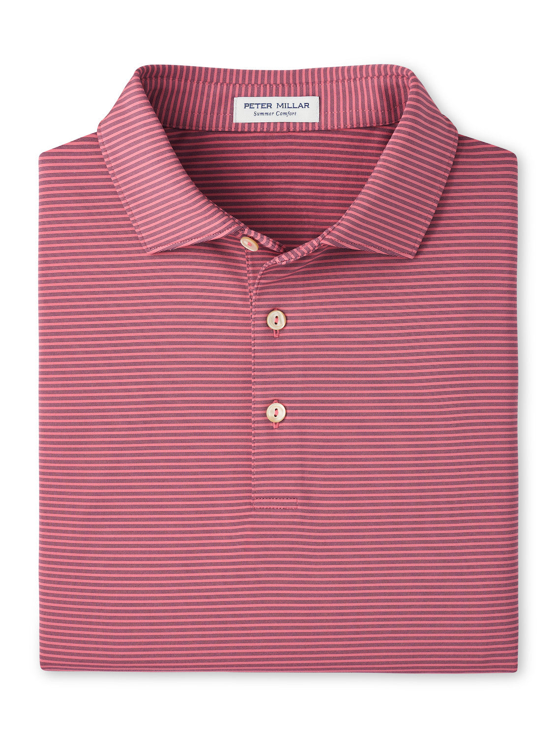 Peter Millar Bolt Performance Jersey Polo - Chili