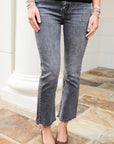 DAZE Shy Girl High Rise Crop Flare - Haunted