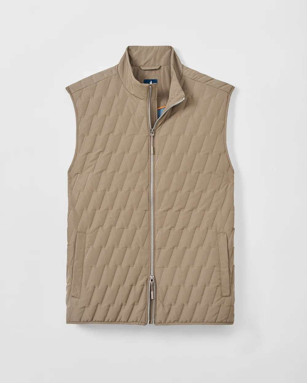 Johnnie-O Belfry Quilted Puffer Vest - Khaki