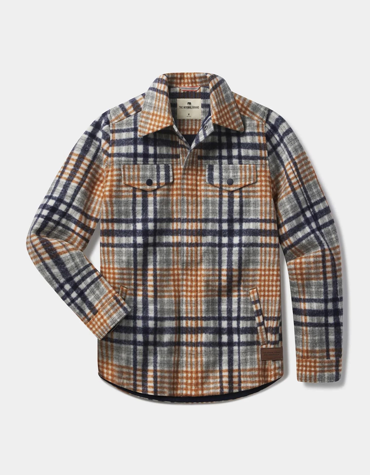 The Normal Brand Legend Jacket - Amber Plaid