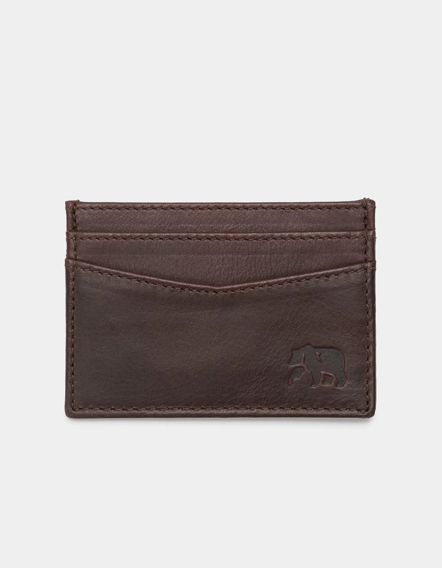 The Normal Brand Leather Card Holder - Brown