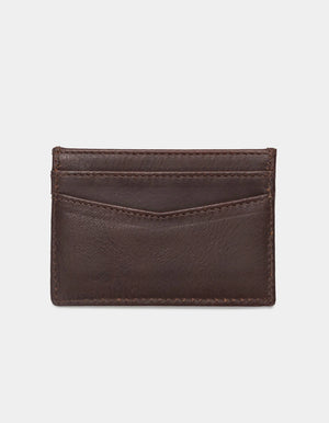 The Normal Brand Leather Card Holder - Brown