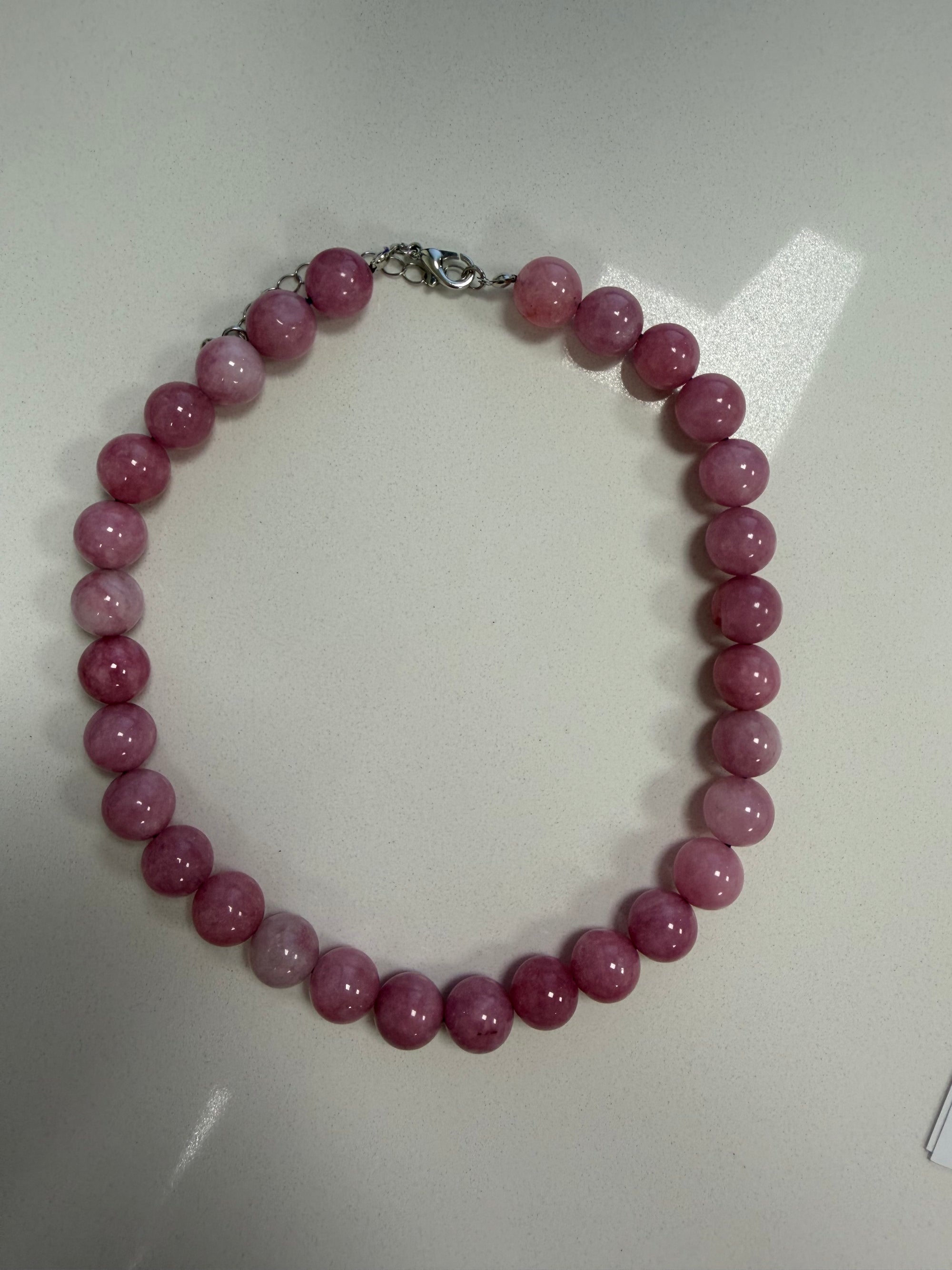 Bead Necklace - Mauve