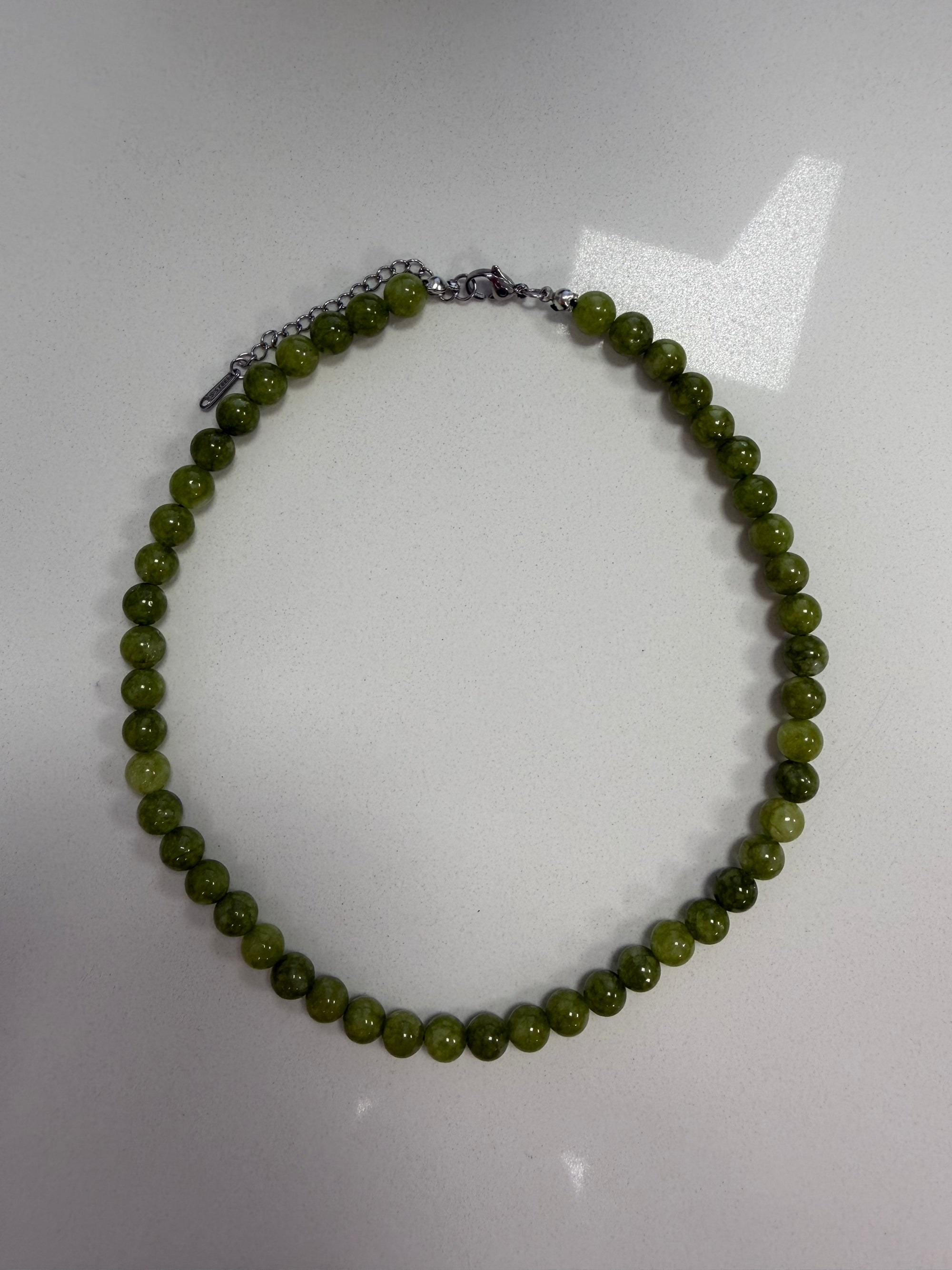 Small Bead Necklace - Green