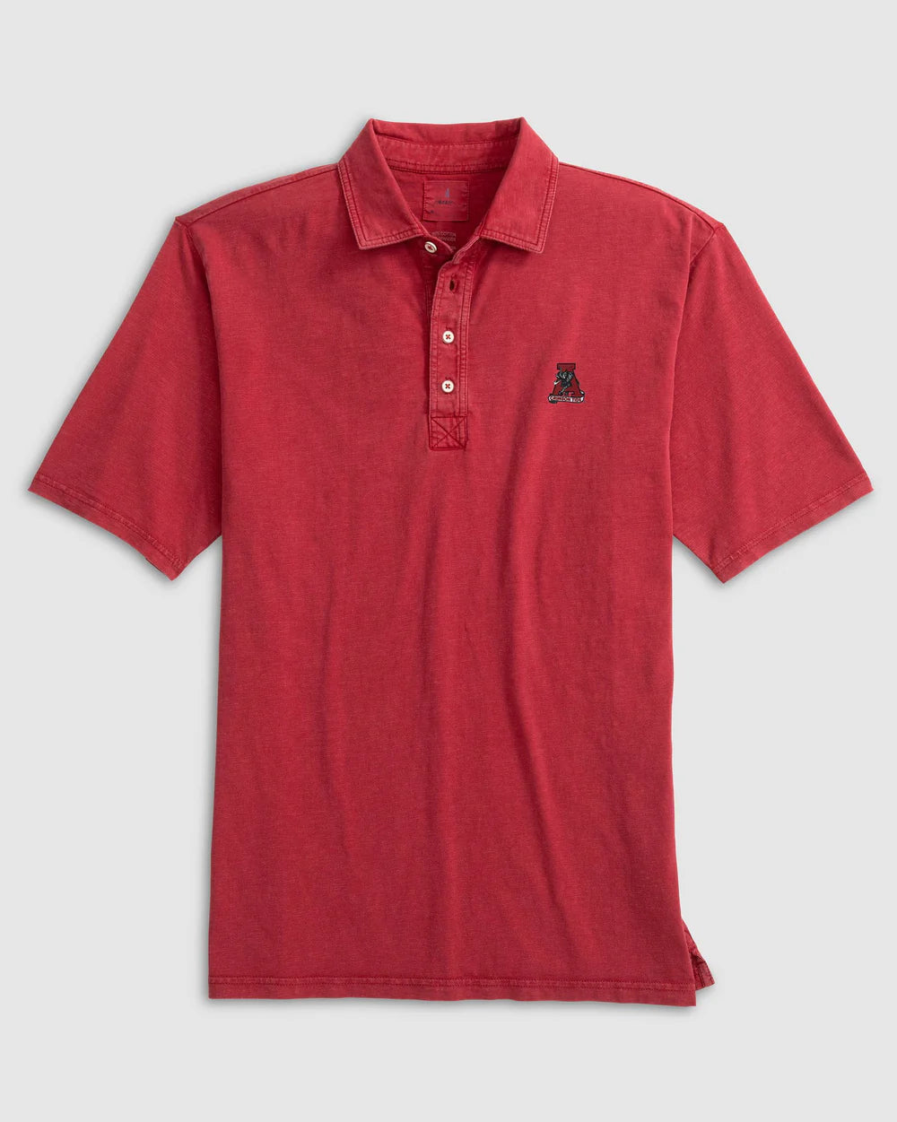 Johnnie-O University of Alabama Coastal Wash Original Polo - Vault Logo - Crimson