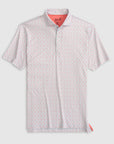 Johnnie-O Chili Pepper Printed Jersey Performance Polo - Sun Kissed