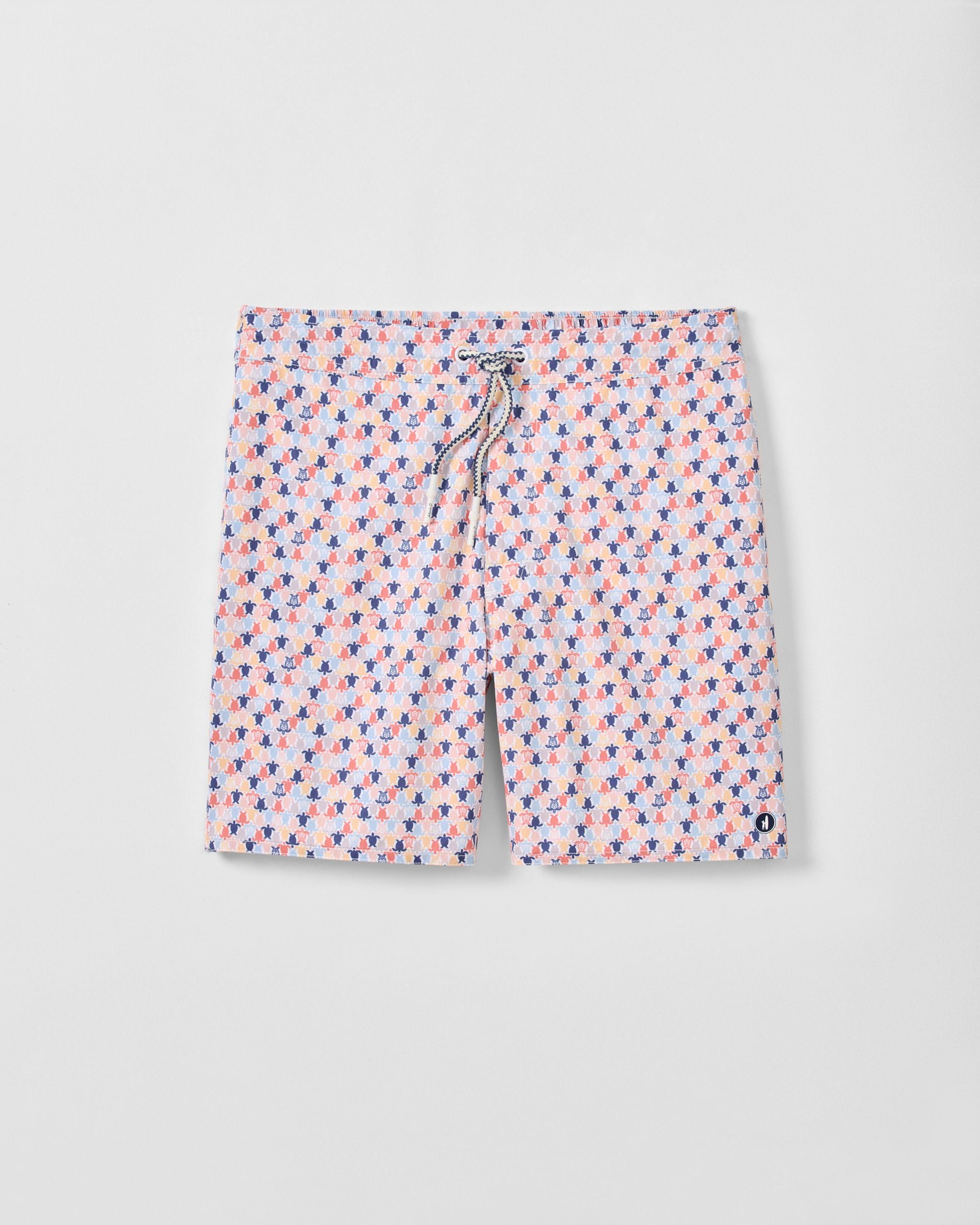 Johnnie-O Half Elastic 7" Swim Trunks - Shelly