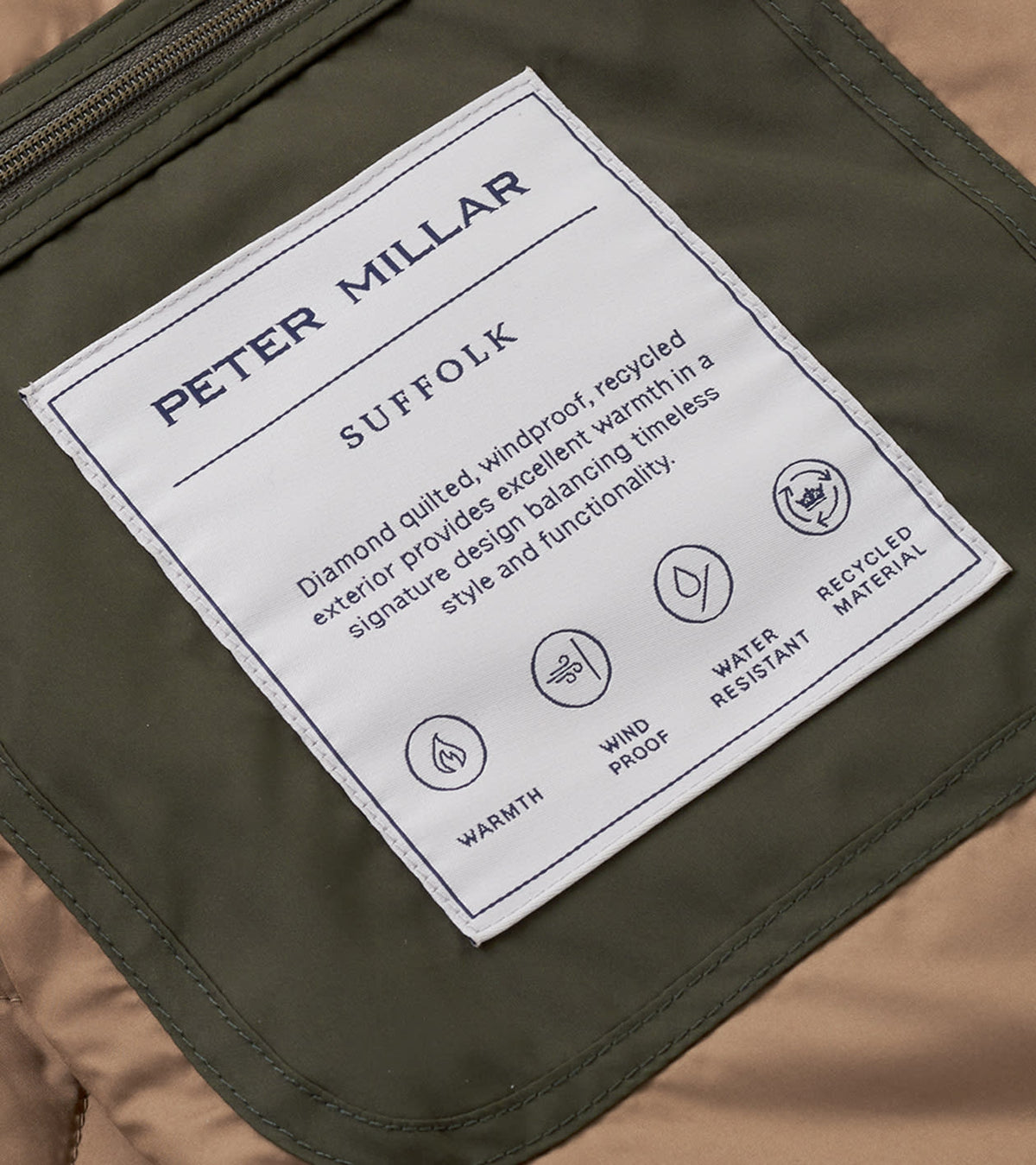 Peter Millar Suffolk Coat - Dark Olive